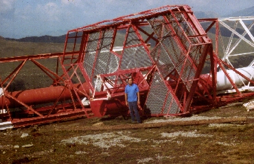 Le haut du pylone